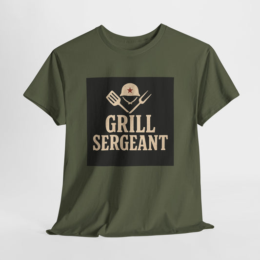 Grill Sergeant T-Shirt — Funny BBQ Chef Gift Shirt