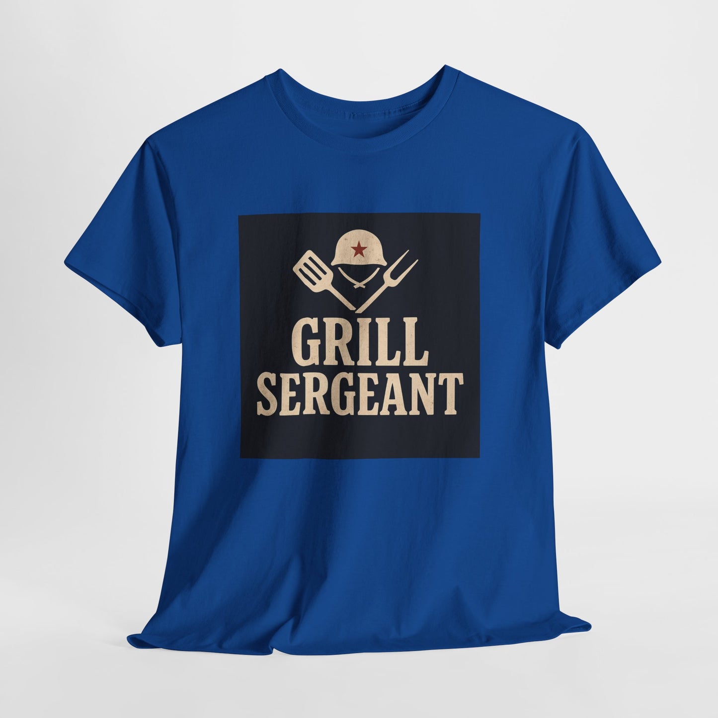 Grill Sergeant T-Shirt — Funny BBQ Chef Gift Shirt