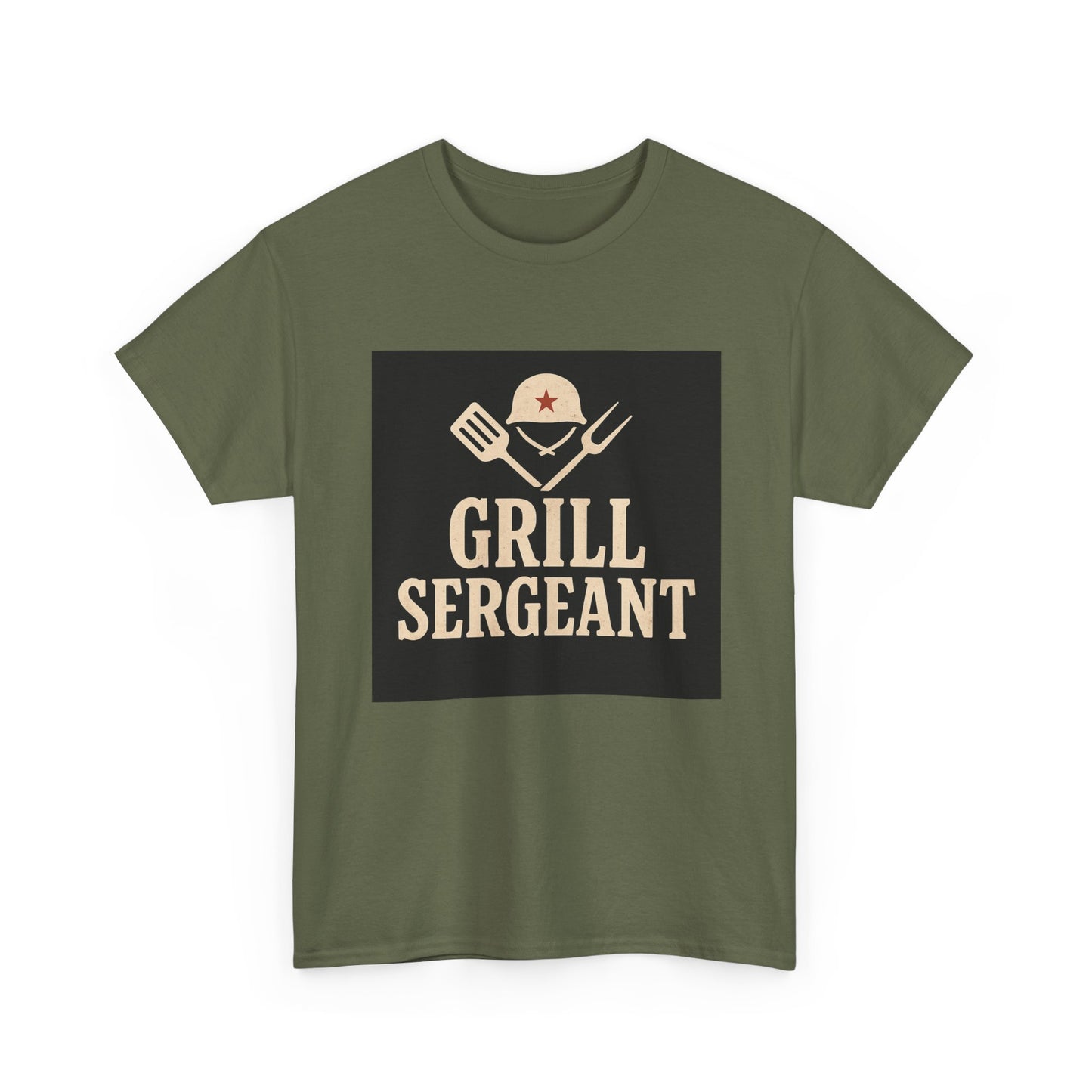 Grill Sergeant T-Shirt — Funny BBQ Chef Gift Shirt