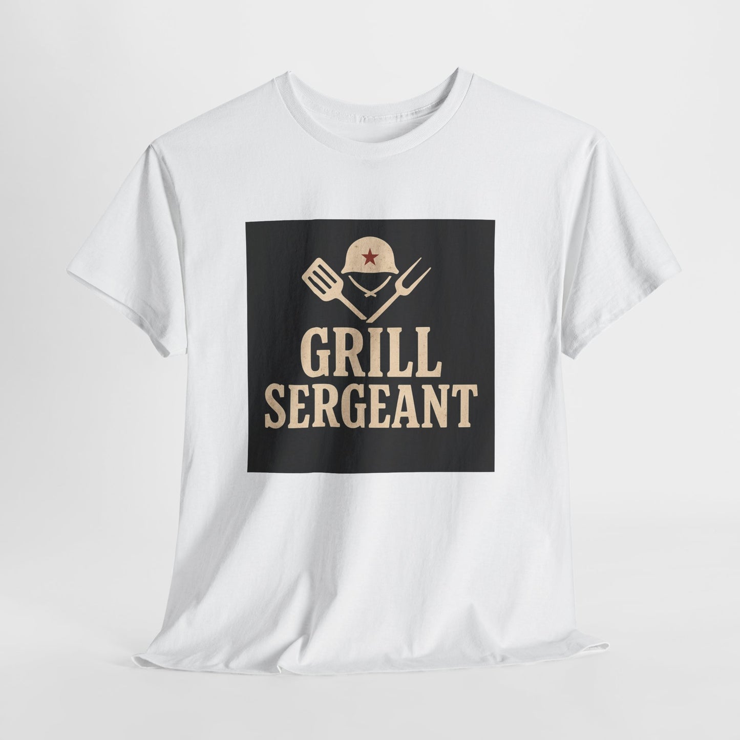 Grill Sergeant T-Shirt — Funny BBQ Chef Gift Shirt