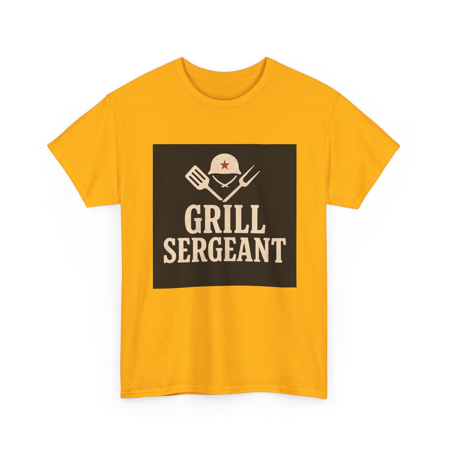 Grill Sergeant T-Shirt — Funny BBQ Chef Gift Shirt