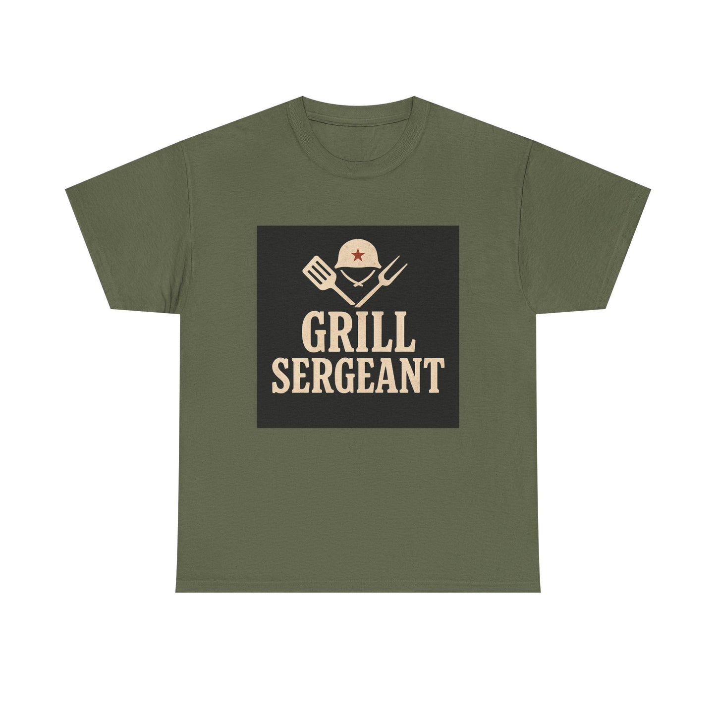 Grill Sergeant T-Shirt — Funny BBQ Chef Gift Shirt