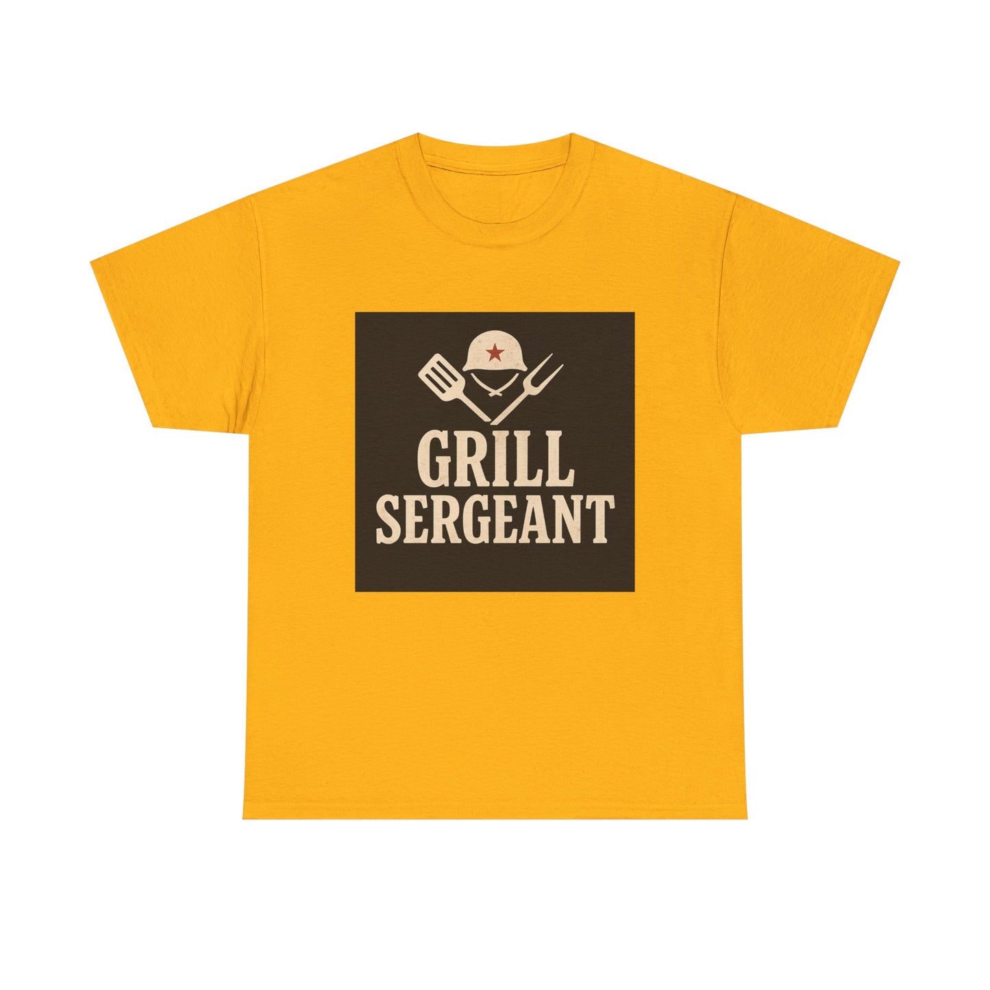 Grill Sergeant T-Shirt — Funny BBQ Chef Gift Shirt