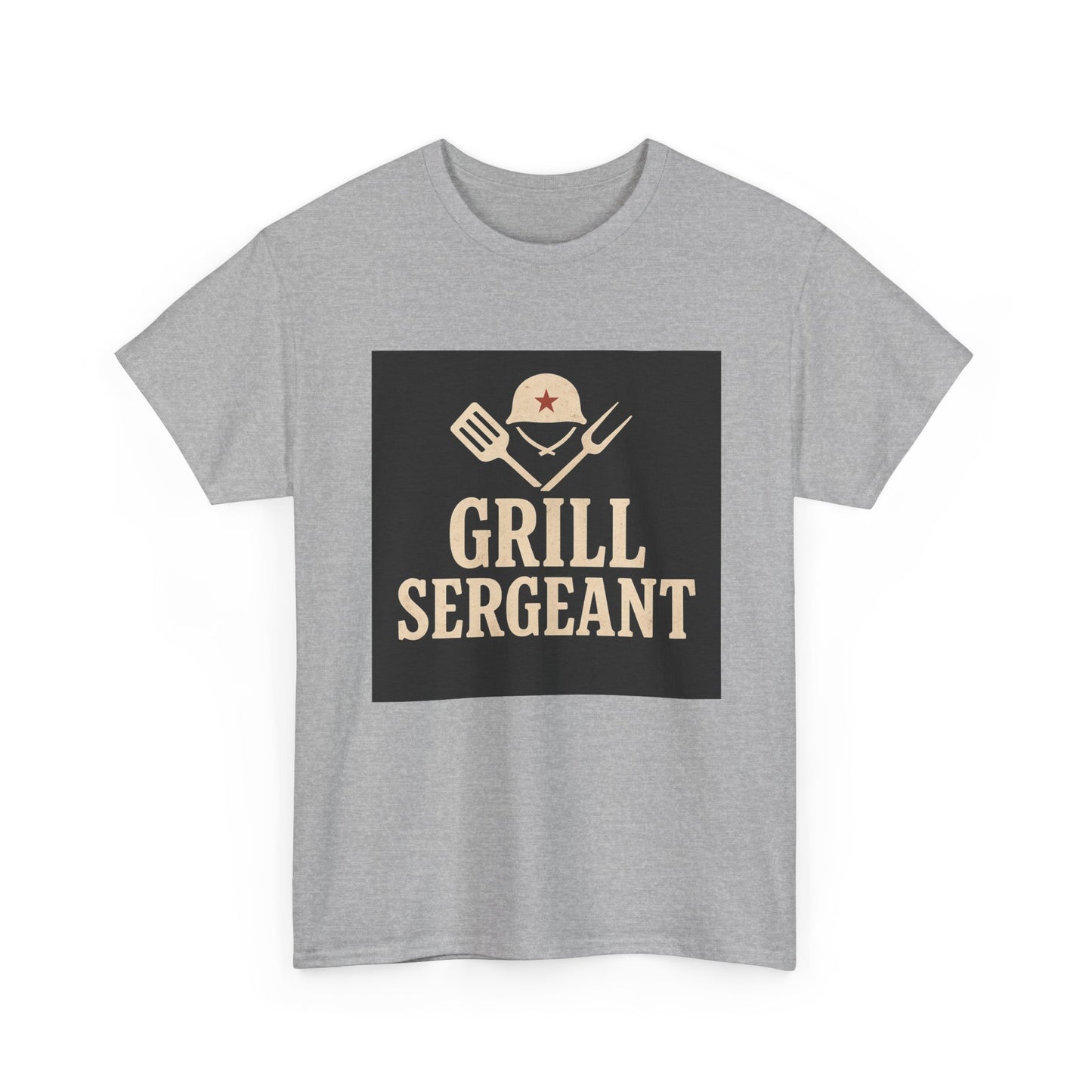 Grill Sergeant T-Shirt — Funny BBQ Chef Gift Shirt